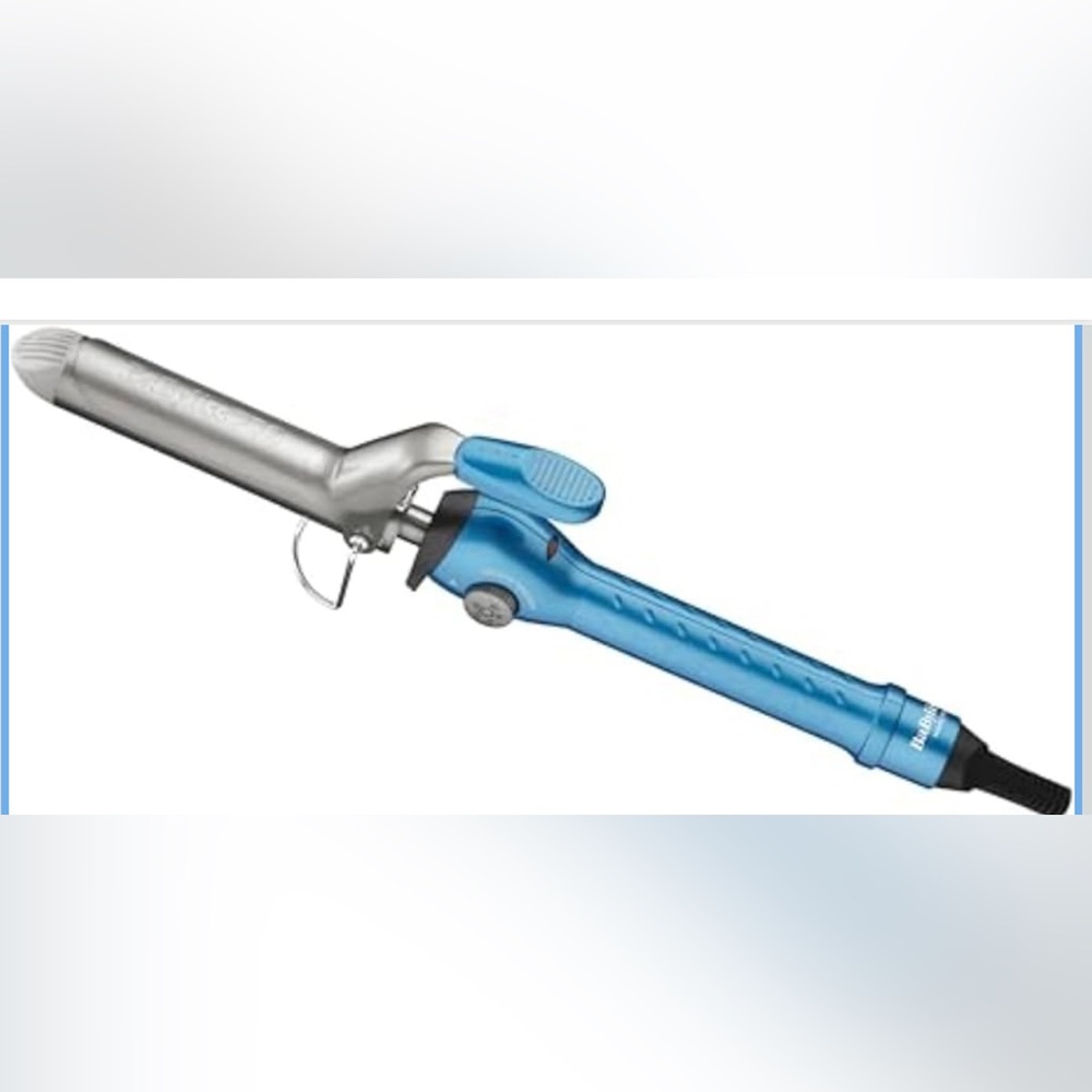 BaBylissPRO Blue and Silver Curling Iron